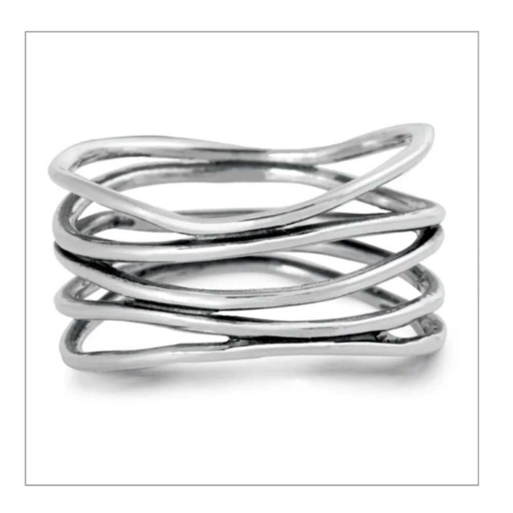 925 Sterling Silver Ring Bohemian Size 6 Women's Jewelry - Picture 2 of 7
